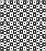 Heart with Geometric Pattern seamless vector