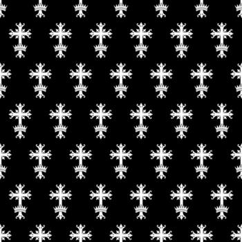 Cross pattern seamless and timeless vector
