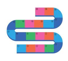 Design snake and ladder isolated vector