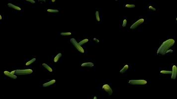 Realistic Cucumber Rain video