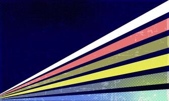 retro colorful strips background with grunge and halftone texture, background for poster, flyer, banner event vector