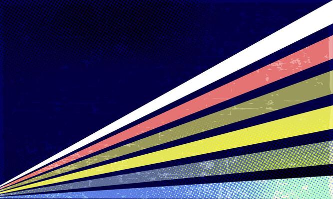 retro colorful strips background with grunge and halftone texture, background for poster, flyer, banner event