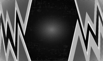 reflective sharp and zigzag pattern with grunge, halftone texture, Abstract background with text space and copy space area for poster, flyer, banner event vector