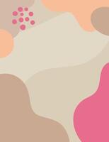 Hand drawn abstractart background design vector