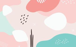 modern and retro memphis pattern. background poster vector