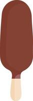 Classic Chocolate Ice Cream vector