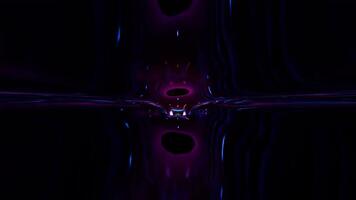 Abstract light tunnel animation video
