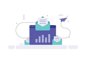 Email marketing is the best way to promote your business vector