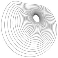 Contour Line Illustration Abstract vector