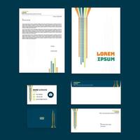 Business branding design elements layout vector