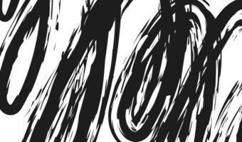 Abstract Scribble in White and Black vector