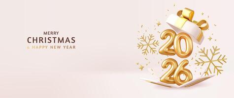 Christmas 2026 celebration image vector