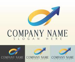 A modern arrow icon created for branding and marketing. vector