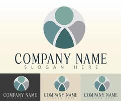 A clean logo expressing organizational unity. vector