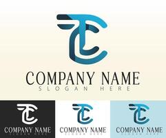 A bold yet refined approach shapes the presentation of the letters TTC. vector