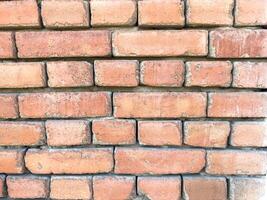 red brick wall texture grunge background photo