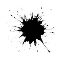 Abstract ink splash silhouette design vector