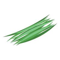 Fresh green onions ready for culinary delights vector