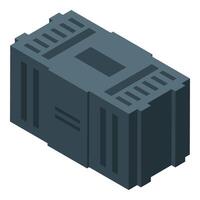 Electrical power supply unit converting ac to dc for computer vector