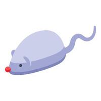 Purple wireless mouse with red button navigating digital world vector