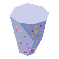 Climbing wall with colorful holds providing grip for ascending climbers vector