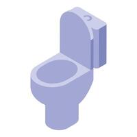Modern toilet bowl presenting comfort and hygiene in bathroom setting vector
