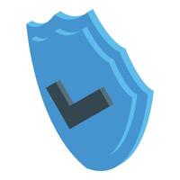 Learner driver shield protecting new driver with double protection vector