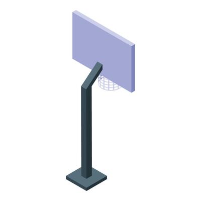 Basketball hoop standing tall and ready for action
