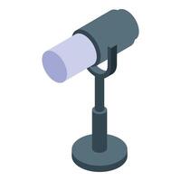Astronomer telescope exploring the night sky with tripod stand vector