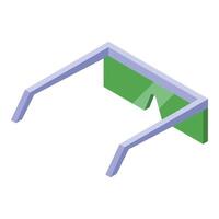 Smart glasses showing futuristic technology and digital innovation vector