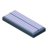 Car cabin air filter purifying the air conditioning system vector