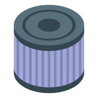 Car oil filter providing engine protection and preventing damage vector