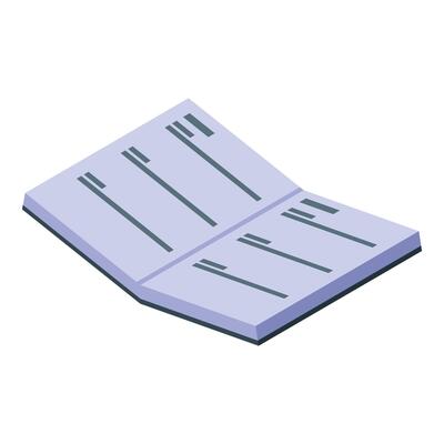 Opened checkbook showing transactions being recorded for accountancy purposes