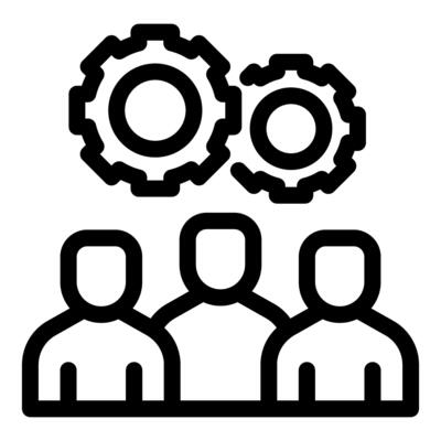 Teamwork generating innovative solutions with engaging collaboration