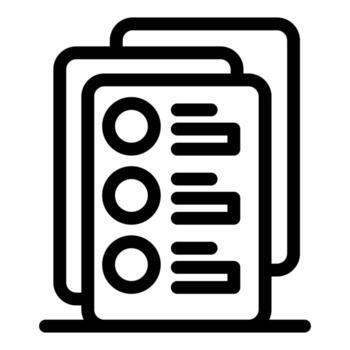 Evaluating business performance with key performance indicators on documents vector