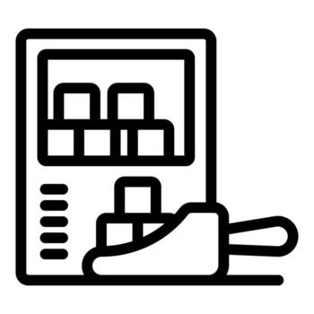 Tetris game console displaying falling blocks and upcoming pieces vector