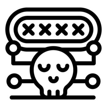 Hacker stealing password using phishing attack vector