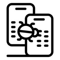 Smartphone malware spreading through devices, cybersecurity threat vector