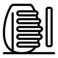 Smart home control panel managing energy consumption with rounded design vector