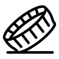 Fitness tracker bracelet icon representing healthy lifestyle and exercise tracking vector