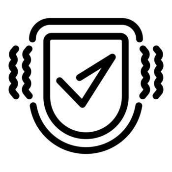 Secure connection providing reliable data protection and privacy vector