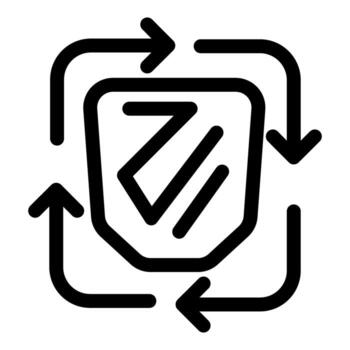 proteger datos fluir, seguro transferir y intercambiar con continuo proteccion vector