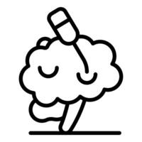 Brain pills improving cognitive function and mental health vector