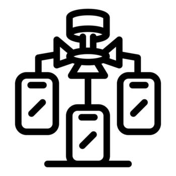 Drone charging multiple smartphones simultaneously using wireless technology vector