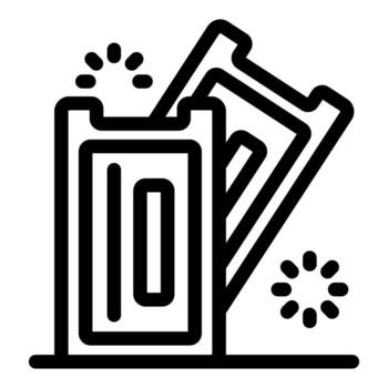 Memory cards expanding, creating additional storage space vector