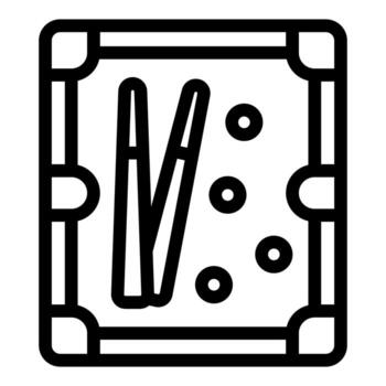 de billar mesa con señales y pelotas mostrando jugando preparar vector