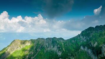 Clouds And Mountains Time Lapse video