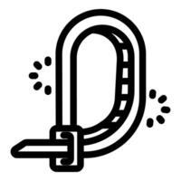 Rollercoaster track making a loop with glowing sparkles, exciting amusement park ride vector