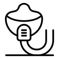 Breathing mask providing respiratory protection and preventing inhalation hazards vector