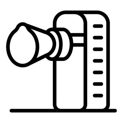Vintage flash photography camera equipment lighting icon